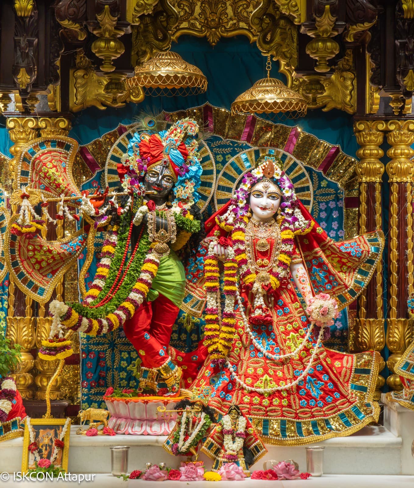 Sringar Darshan of Sri Sri Radha Madhava on 24 August 2026