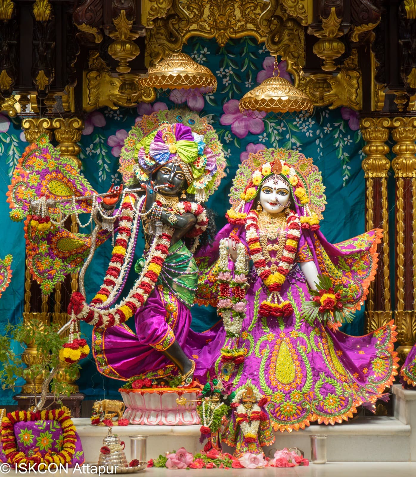 Sringar Darshan of Sri Sri Radha Madhava on 9 October 2026